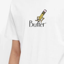 Butter Goods Pencil Logo Tee 11 Butter Goods Pencil Logo Tee -Butter Goods 08 03 2022 SI BGQ12204010 WHT 5 1
