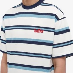 Butter Goods Base Stripe Tee -Butter Goods 08 07 2022 SI BGQ2220044 WNB 5 1