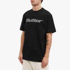 Butter Goods Wordmark Puff Tee -Butter Goods 08 12 2021 TH BGQ421D107030 BLK 4 1