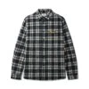 Caterpillar Flannel Shirt, Navy / Forest -Butter Goods CaterpillarFlannelShirtNavy Forest1