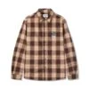 Cherry Flannel Shirt, Chestnut 1 Cherry Flannel Shirt, Chestnut -Butter Goods CherryLSPlaidShirtChestnut1