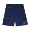Critter Baggy Denim Shorts, Dark Indigo -Butter Goods CritterDarkIndigoDenimShorts1
