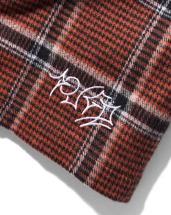 Dougie Plaid Overshirt, Rust / Black / White -Butter Goods DougiePlaidOvershirt5