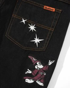 Fantasia Baggy Denim Jeans, Washed Black -Butter Goods FantasiaBaggyDenimJeansWashedBlack3 816f6099 2622 4764 b438 bc18e091f557