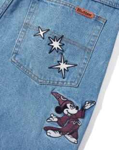 Fantasia Baggy Denim Jeans, Washed Indigo -Butter Goods FantasiaBaggyDenimJeansWashedIndigo3