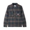 Grove Plaid Overshirt, Grey / Navy / Forest -Butter Goods GrovePlaidOvershirtGrey Navy Forest1