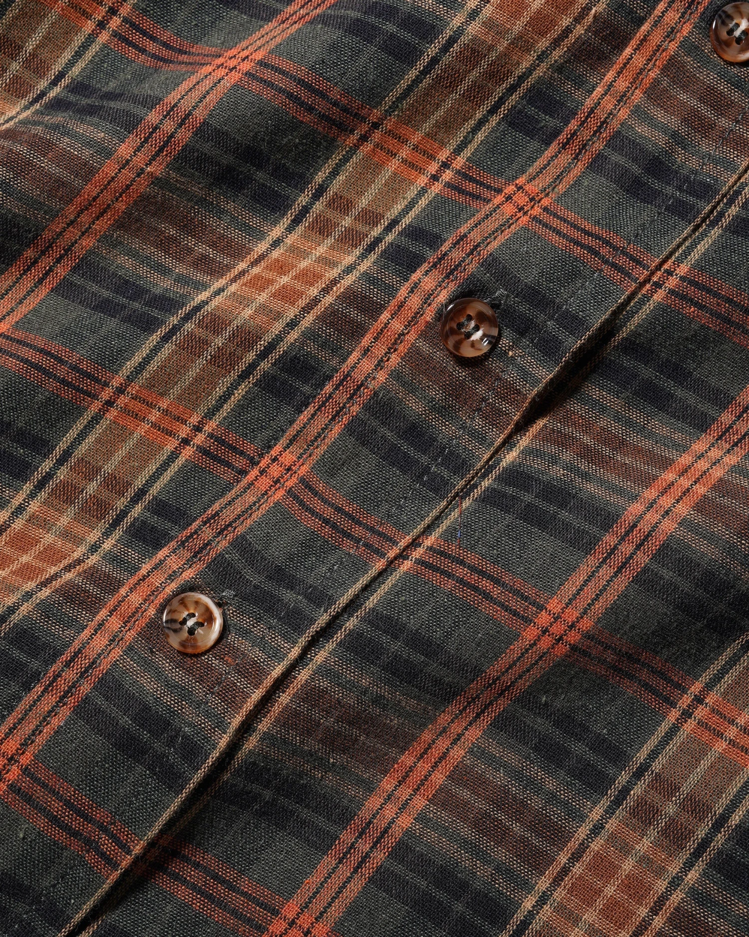 Harmony Plaid L/S Shirt, Moss / Bark 6 Harmony Plaid L/S Shirt, Moss / Bark - Image 4