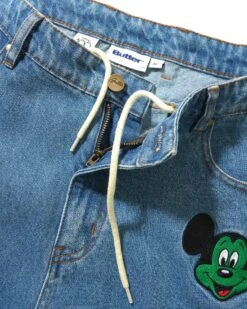 Mickey Denim Jeans, Washed Indigo 12 Mickey Denim Jeans, Washed Indigo -Butter Goods MickyDenimJeans4