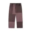 Washed Canvas Patchwork Pants, Washed Burgundy -Butter Goods WashedCanvasPatchworkPantsWashedBurgundy1