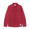 Washed Pocket L/S Shirt, Burnt Red -Butter Goods WashedPocketLongSleeveShirtBurntRed1