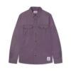 Washed Pocket L/S Shirt, Eggplant -Butter Goods WashedPocketLongSleeveShirtEggplant1