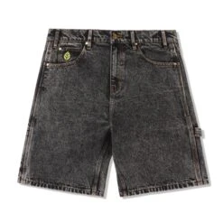 Butter Goods 15 Weathergear Heavy Weight Denim Shorts, Gun Metal