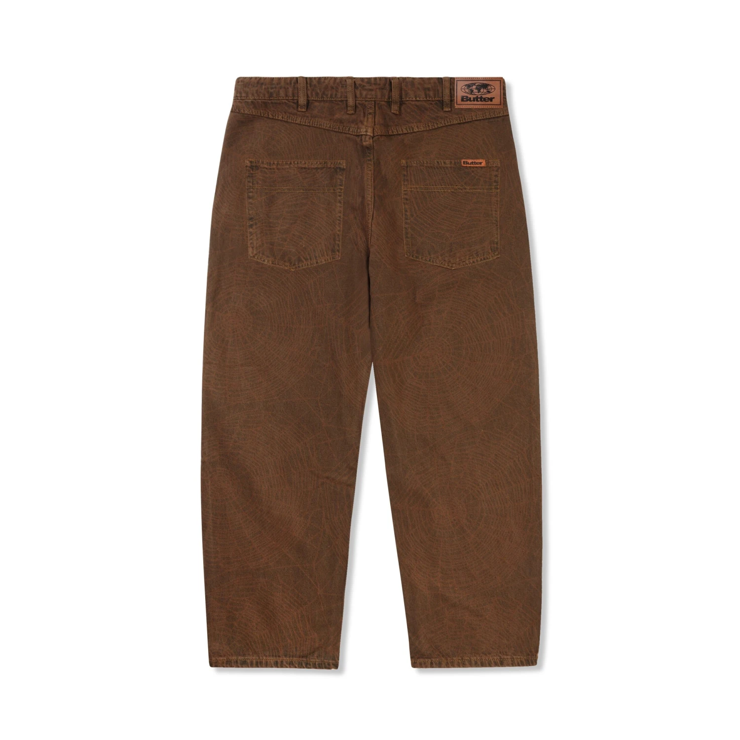 Web Denim Jeans, Brown 4 Web Denim Jeans, Brown - Image 2