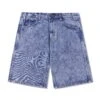 Web Denim Shorts, Acid Wash Indigo 1 Web Denim Shorts, Acid Wash Indigo -Butter Goods WebDenimShortsAcidWashIndigo1