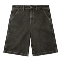 Butter Goods 13 Work Shorts, Washed Black