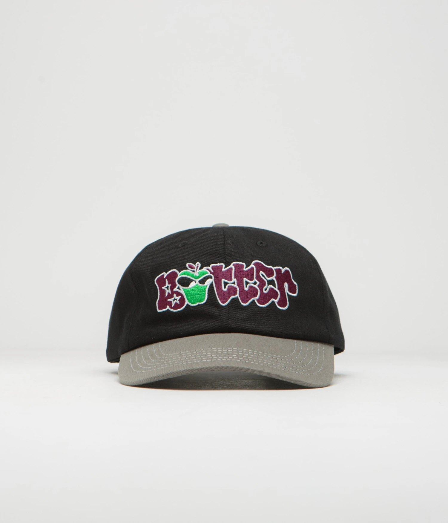 Butter Goods Big Apple Cap - Black / Grey 4 Butter Goods Big Apple Cap - Black / Grey - Image 2