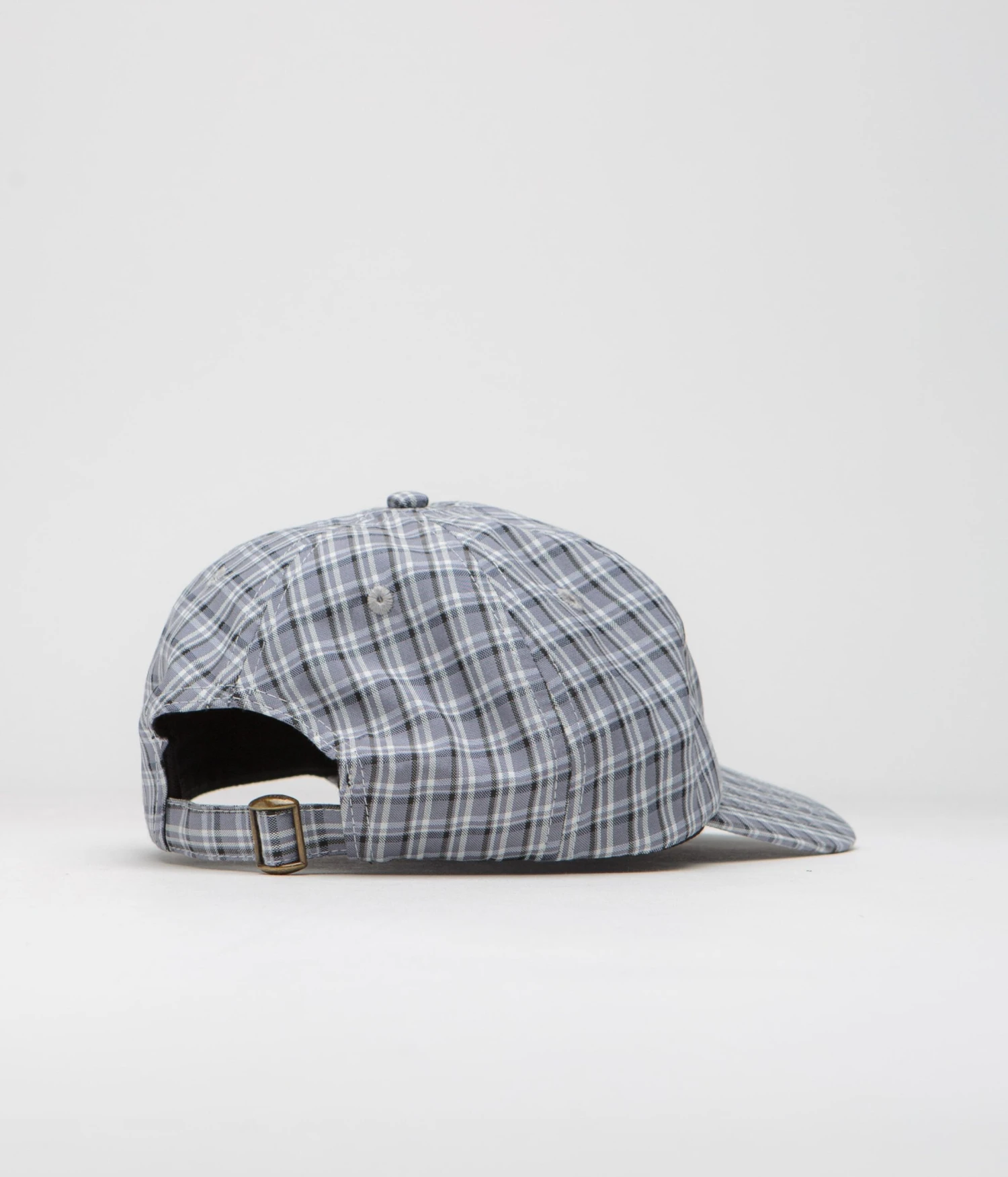 Butter Goods Equipt Plaid Cap - Stone / Black 5 Butter Goods Equipt Plaid Cap - Stone / Black - Image 3