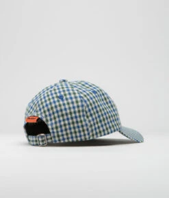 Butter Goods Gingham Cap - Fern / Blue -Butter Goods butter goods gingham cap fern blue 3