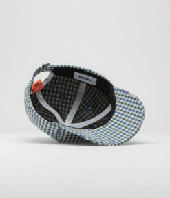 Butter Goods Gingham Cap - Fern / Blue -Butter Goods butter goods gingham cap fern blue 4