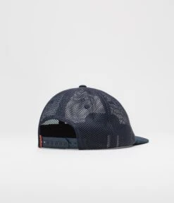 Butter Goods Mesh Shallow Cap - Indigo -Butter Goods butter goods mesh shallow cap indigo 3