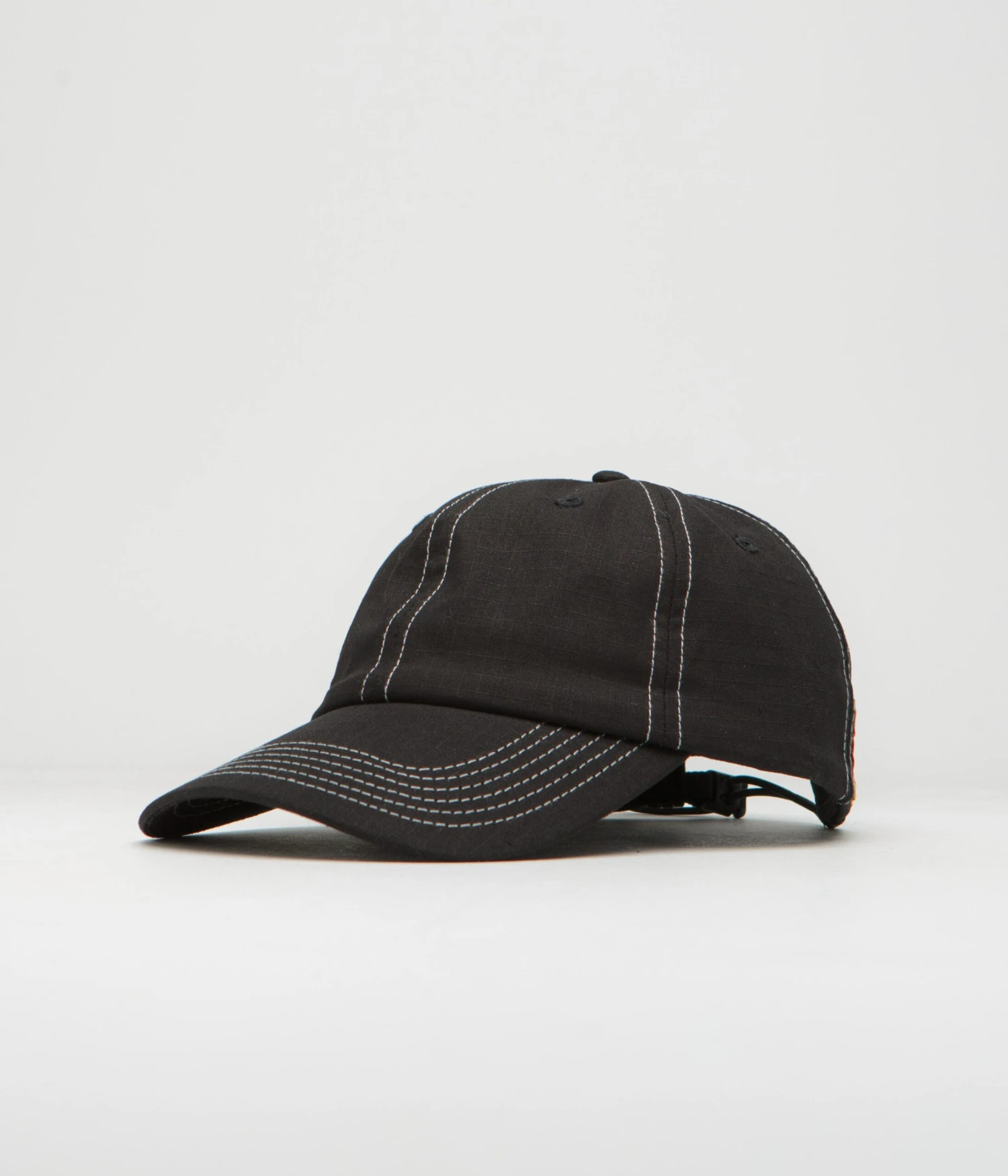 Butter Goods Washed Ripstop Cap - Black 3 Butter Goods Washed Ripstop Cap - Black