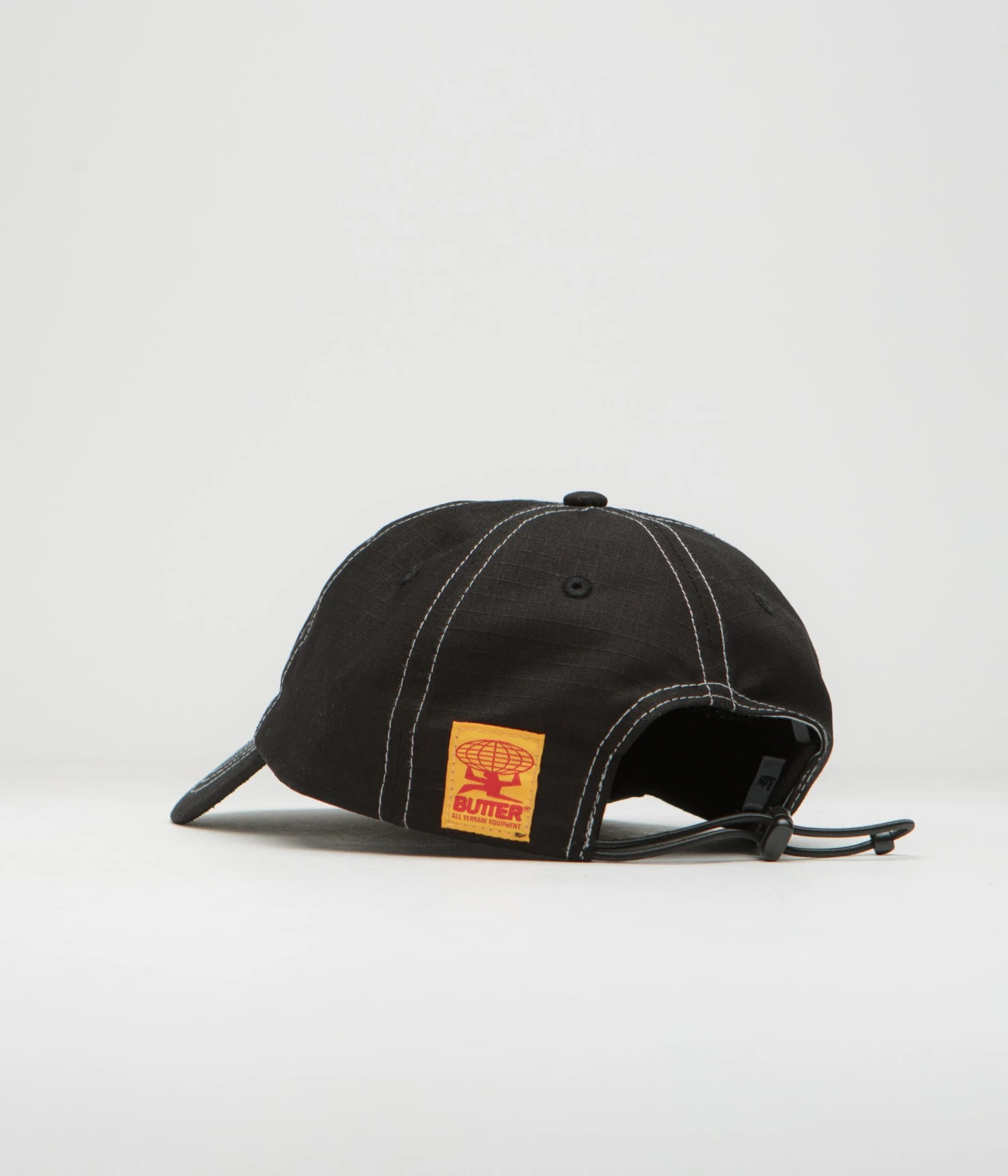 Butter Goods Washed Ripstop Cap - Black 5 Butter Goods Washed Ripstop Cap - Black - Image 3